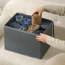 Axyaa Shoe Storage Box: Foldable Dust-proof Organizer for Wardrobe and Socks