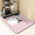 Axyaa Cute Ghost Pattern Coasters and Placemat Set
