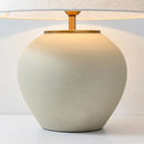 Minimalist Ceramic LED Table Lamp: Axyaa Wabi-sabi Style Black White Retro Desk Lighting