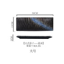 Axyaa Ceramic Sushi Dish: Japanese Style Flat Plate, Rectangular Hotel Tableware