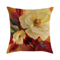 Axyaa Floral Linen Pillowcase 45x45cm