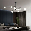 Axyaa Nordic Copper Pendant Lamp for Living Room Restaurant, Modern Minimalist Design