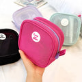 Axyaa Mesh Cosmetic Bag in Dopamine for Makeup and Toiletry Storage