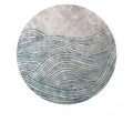 Axyaa Plush Round Rug for Bedroom & Living Room - Soft, Fluffy, Modern Style