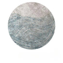 Axyaa Plush Round Rug for Bedroom & Living Room - Soft, Fluffy, Modern Style
