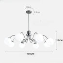 Axyaa Glass Pendant Lights for Kitchen Island Dining Living Room - LED Chandelier Ceiling Lamp Fixtures