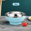 Axyaa 304 Stainless Steel Double-layer Heat Insulation Large Capacity Soup Bowl