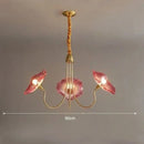 Axyaa Lotus Glass LED Chandelier: Modern Nordic Minimalist Design for Luxurious Home Lighting