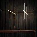 Axyaa Minimalist Villa Living Room LED Chandelier Staircase Lamp