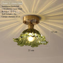 Nordic Glass/Ceramic Ceiling Light by Axyaa - Vintage E27 Fixture for Hallway