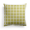 Axyaa Grid Flower Cushion Cover Orange Lemon Pillow Cover Home Decor Sofa Cushions