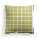 Axyaa Grid Flower Cushion Cover Orange Lemon Pillow Cover Home Decor Sofa Cushions