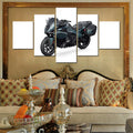 5-Piece Canvas Wall Art Bikes R1300 RT 5K Wallpaper Home Decor Poster Print for Living Room by Axyaa