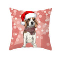 Axyaa Christmas Hat Pet Printed Cushion Cover 45x45cm
