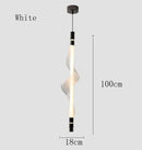 Axyaa Nordic Vertical Pendant Light - PVC Tube Ceiling Kitchen Island Lamp