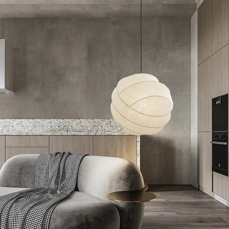 Axyaa Silk Pendant Light: Stylish Pholc Turner Chandelier for Home and Shop