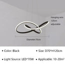 Axyaa LED Pendant Chandelier with Remote Control for Home Dining Kitchen Bar