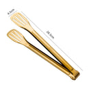 Axyaa Stainless Steel BBQ Steak Tongs - Hollow Grill Clamp & Kitchen Utensil