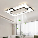 Axyaa Modern Ceiling Fan Light with Remote Control for Bedroom, Dining & Living Room