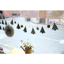Axyaa Forest Garland Birthday Banner: White & Green Party Decor with Christmas Trees