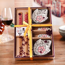 Axyaa Ceramic Sushi Plate Set of 6