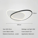 Axyaa Oval LED Ceiling Lights Dimmable Indoor Lighting for Modern Living Room Decor