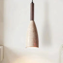 Axyaa Yellow Cave Stone Pendant Chandelier - Modern Nordic Bedroom Lighting
