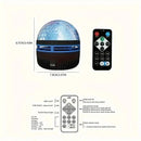 Axyaa LED Night Light with Water Ripple & Star Effects Remote Control