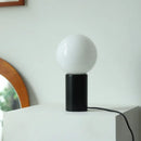 Axyaa Solid Wood Glass LED Bedroom Light - Nordic Design