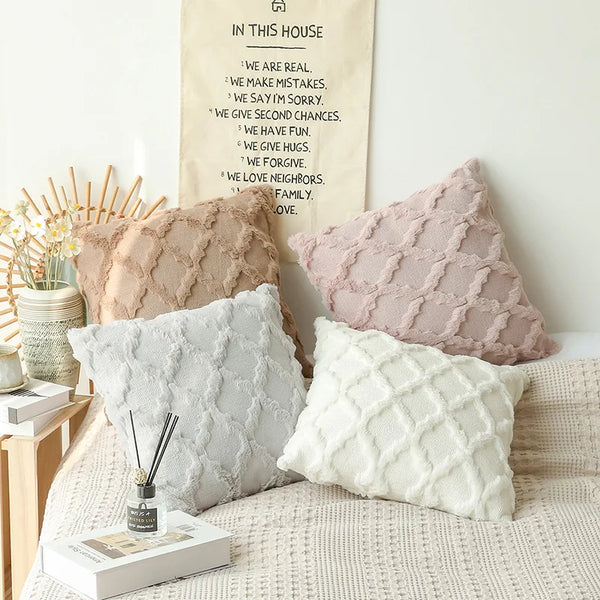 Axyaa Nordic Pillow Cover 45x45cm for Sofa, Home Decor, Living Room