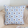 Axyaa Frangipani Pattern Cushions 45x45, Nordic Home Decor, Modern Style Pillowcases.