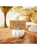 Axyaa Pumpkin Place Card Holders Fall Harvest Party Supplies