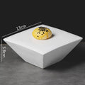 Axyaa Ceramic High Foot Plate for Dim Sum Sushi Molecular Cuisine Display