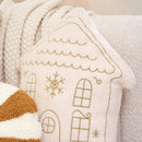 Axyaa Elk Embroidery Christmas Throw Pillowcase - Festive Home Decor