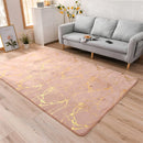 Axyaa Plush Non-slip Fur Mats for Bedroom & Bathroom - Soft, Thicken, Stylish Floor Mat