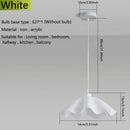 Axyaa White Flower Pendant Light for Kitchen & Hallway, E27 Base Fixture