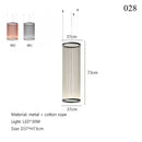 Axyaa Tassel Pendant Light: Modern Staircase Living Room Dining Room Lamp