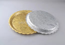 Axya Gold Round Serving Tray for KTV, Weddings, Large Snacks & Drinks