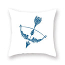 Axyaa Zodiac Constellation Print Pillowcase 45x45cm