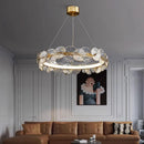 Axyaa Luxury Crystal Chandelier Pendant Light for Living Room, Hotel, Villa, Master Bedroom