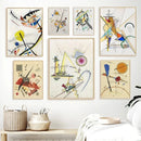 Axyaa Geometric Abstract Canvas Wall Art Poster Prints