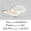 Axyaa Nordic Minimalist LED Ceiling Light for Modern Living Room, Bedroom, and Study.