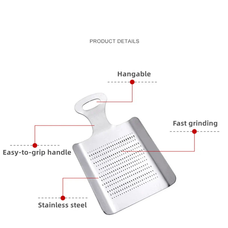 Axyaa Stainless Steel Ginger Garlic Crusher Portable Kitchen Tool