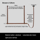 Axyaa Modern LED Leather Chandelier for Kitchen/Dining/Living Room