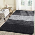 Axyaa Furry Dog Door Mat for Muddy Paws: Non-Slip Indoor Entryway Doormat