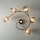 Axyaa Nordic Glass LED Ceiling Pendant Chandelier - Home Lighting Fixtures