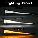 Axyaa Car LED Grille DRL for Toyota Camry White Daytime Running Lights