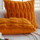 Axyaa Soft Plush Cushion Cover for Living Room Sofa Bedroom