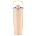 Axyaa Double Wall Vacuum Insulated Water Bottle with Straw - 30oz