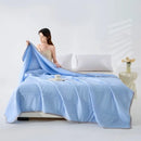 Axyaa Summer Cool Quilt Cold Silk Solid Color Single Double Air Conditioner Quilt